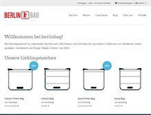 Tablet Screenshot of berlinbag.com